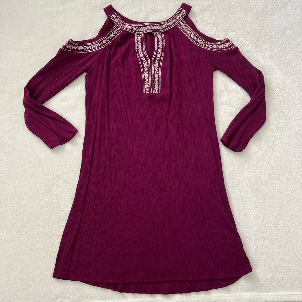Women Time and Tru Embroidered Dress